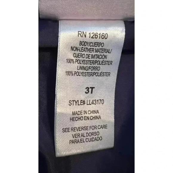 Little Lass | toddler girl moto-style jacket. Size: 3T. - Picture 3 of 14